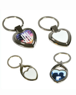 Stainless Steel Heart Shape Key Chain