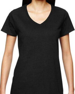 100% Cotton V-Neck for Ladies