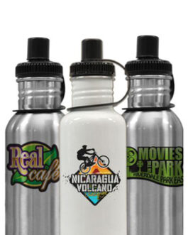 Stainless Steel Bottle w/Sport Top 600 ml